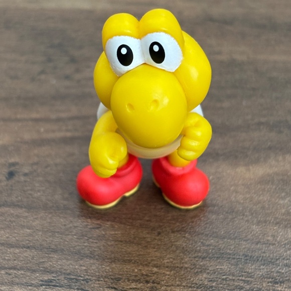 NINTENDO World Of Nintendo Red Shell Yellow KOOPA TROOPA Toy Figure Cake Topper - Picture 7 of 8